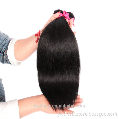 Paypal Accept 7A Brazilian Virgin Hair Bundles 100% Human Hair Extension Natural Color Brazlian Hair Weave Bundles Free Shipping